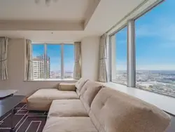 【神奈川県/川崎市中原区小杉町】エクラスタワー武蔵小杉 リビング