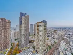 【神奈川県/川崎市中原区小杉町】エクラスタワー武蔵小杉 眺望