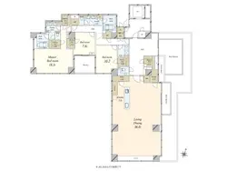 【東京都/渋谷区神宮前】プラウド神宮前 間取り図