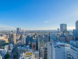 【東京都/渋谷区渋谷】プラウドタワー渋谷 眺望：バルコニーから