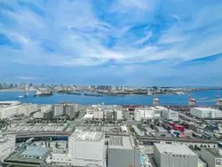 【東京都/港区港南】ワールドシティタワーズ アクアタワー 眺望：リビングダイニングから　※ズームなし