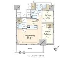 【東京都/渋谷区渋谷】プラウドタワー渋谷 間取り図