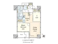 【東京都/渋谷区渋谷】プラウドタワー渋谷 間取り図