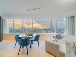 【東京都/港区白金】白金タワー タワー棟 リビング・ダイニング：家具・調度品は価格に含まれません。