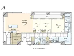 【東京都/港区赤坂】サイオン桜坂　SAION　SAKURAZAKA 間取り図