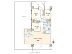 【東京都/中野区中央】パークホームズ中野中央フォーシーズンズコート 間取り図