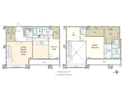 【東京都/港区高輪】高輪ザ・レジデンス 間取り図