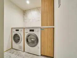 【東京都/千代田区一番町】一番町パークマンション 洗面室：ビルトイン型洗濯乾燥機・乾燥機