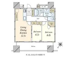 【東京都/千代田区富士見】パークコート千代田富士見ザ タワー 間取り図