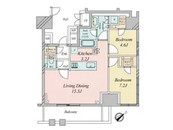 【東京都/渋谷区渋谷】プラウドタワー渋谷 間取り図