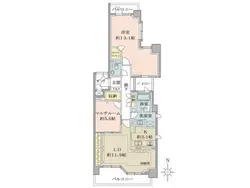 【東京都/港区三田】ディアナコート三田 間取り図