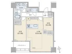 【東京都/港区白金】白金ザ・スカイ　東棟 間取り図