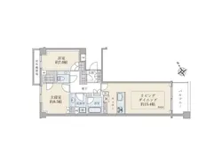 【東京都/渋谷区鶯谷町】センチュリーフォレストD棟 間取り図