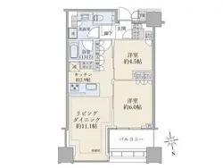【東京都/港区白金】白金ザ・スカイ　西棟 間取り図