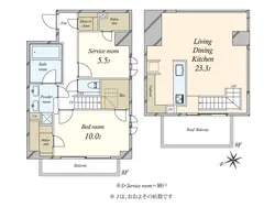 【東京都/港区西麻布】ディアナガーデン西麻布 間取り図
