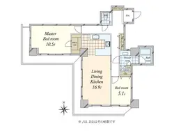 【東京都/港区三田】恵比寿ガーデンテラス壱番館 間取り図