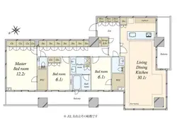 【東京都/渋谷区桜丘町】ブランズ渋谷桜丘 間取り図