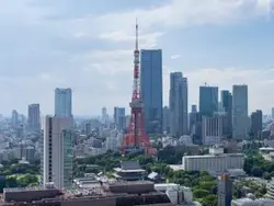 【東京都/港区浜松町】WORLD TOWER RESIDENCE 眺望：ズームあり