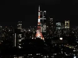 【東京都/港区浜松町】WORLD TOWER RESIDENCE 眺望：ズームあり