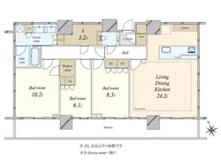 【東京都/渋谷区桜丘町】ブランズ渋谷桜丘 間取り図