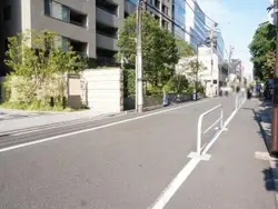 【東京都/千代田区二番町】パークハウス二番町 前面道路