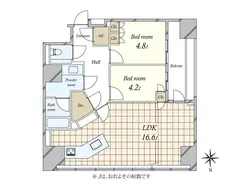 【東京都/港区芝】パークタワー芝公園 間取り図