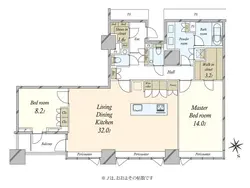 【東京都/港区三田】三田ガーデンヒルズ ノースヒル 間取り図