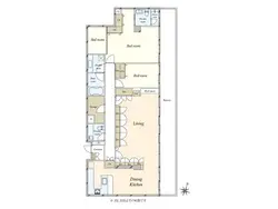 【東京都/港区白金台】ホーマットキャピタル 間取り図