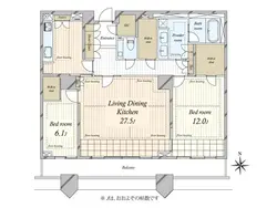 【東京都/千代田区神田神保町】東京パークタワー 間取り図