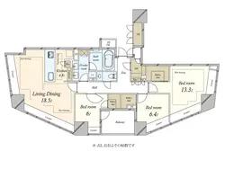 【東京都/千代田区三番町】ザ・パークハウスグラン三番町26 間取り図