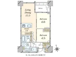 【東京都/港区白金】白金ザ・スカイ イースト棟 間取り図