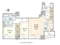 【東京都/千代田区三番町】ザ・パークハウスグラン三番町26 間取り図