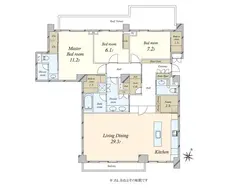 【東京都/港区高輪】クラッシィハウス高輪 間取り図