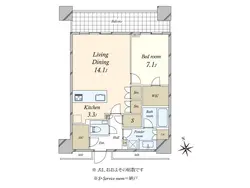 【東京都/港区浜松町】WORLD TOWER RESIDENCE 間取り図