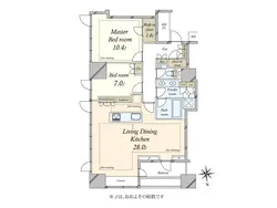 【東京都/港区三田】三田ガーデンヒルズ サウスヒル 間取り図