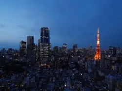 【東京都/港区三田】パークコート麻布十番ザ・タワー 眺望：バルコニーから（ズーム無し）