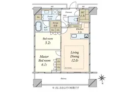 【東京都/港区浜松町】ワールドタワーレジデンス 間取り図