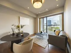 【東京都/千代田区紀尾井町】紀尾井レジデンス リビング・ダイニング：※家具・調度品は販売価格に含まれておりません