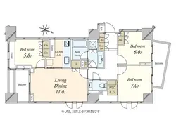 【東京都/千代田区四番町】ザ・パークハウス四番町レジデンス 間取り図