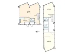 【東京都/渋谷区神宮前】コープオリンピア 間取り図