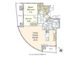 【東京都/港区赤坂】パークコート赤坂檜町ザ タワー 間取り図