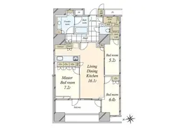 【東京都/港区三田】三田ガーデンヒルズ イーストヒル 間取り図