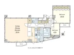 【東京都/港区赤坂】パークハウス赤坂氷川 間取り図
