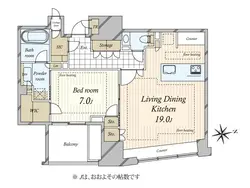 【東京都/千代田区三番町】ザ・パークハウスグラン三番町26 間取り図