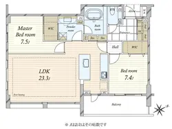 【東京都/渋谷区上原】ディアナコート上原 間取り図