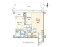 【東京都/渋谷区大山町】グランドメゾン渋谷大山町 間取り図