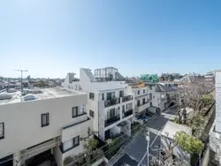 【東京都/目黒区上目黒】目黒諏訪山パークハウス 眺望：ルーフバルコニーから