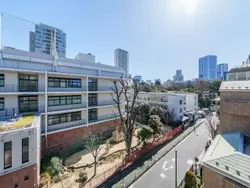 【東京都/港区三田】綱町ホームズ 眺望：バルコニーから