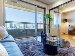 【東京都/港区三田】パークコート麻布十番ザ・タワー リビング・ダイニング：※家具・調度品は販売価格に含まれておりません