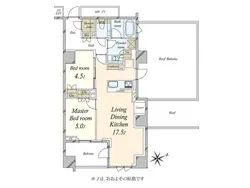 【東京都/渋谷区恵比寿】パークナード代官山 間取り図